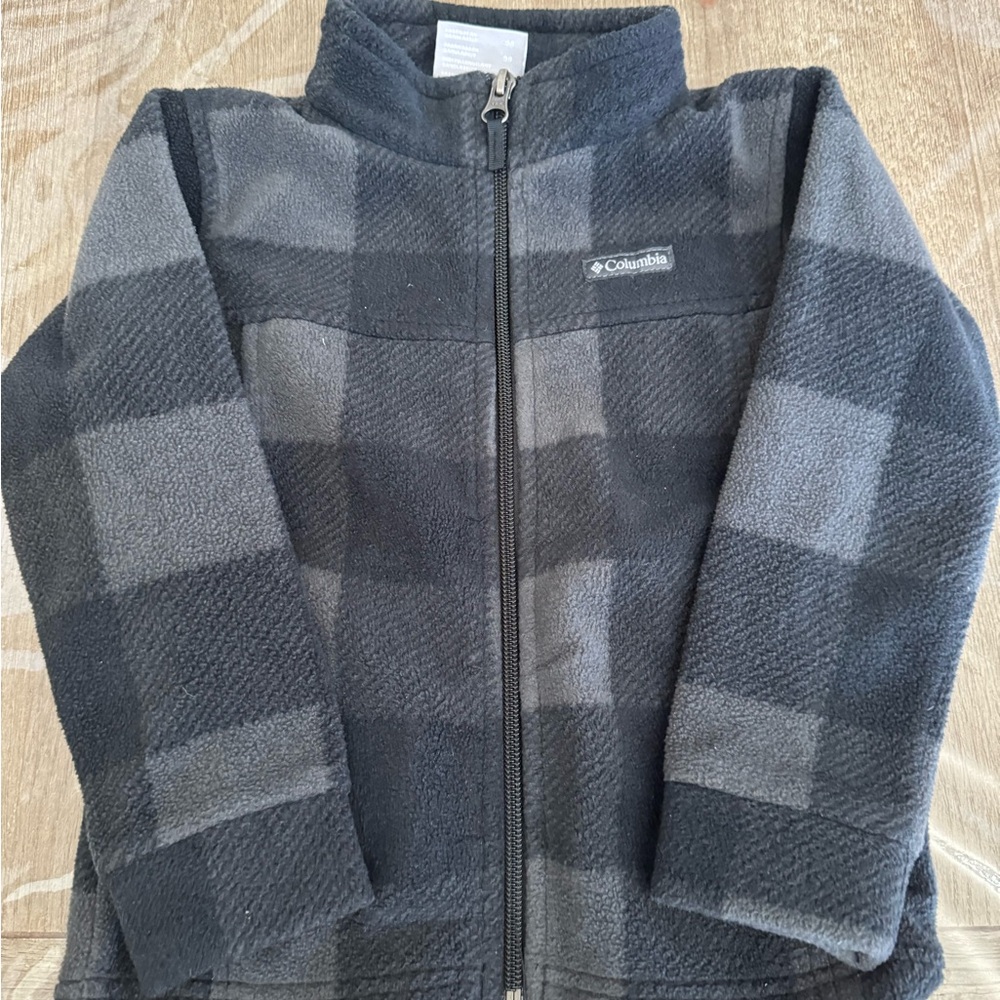 Columbia plaid boys jacket size 4 NWOT